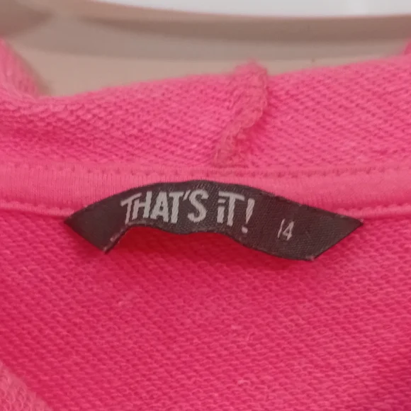 Pink Sequin 'Oh OK!' Hoodie - Picture 4 of 4